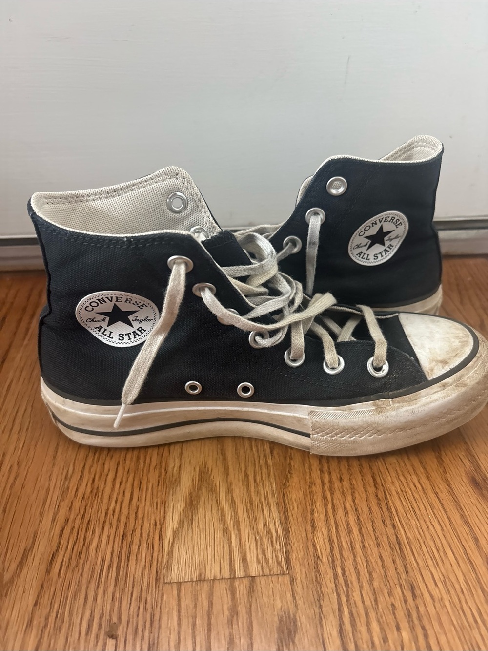 Converse Black High Top Sneakers